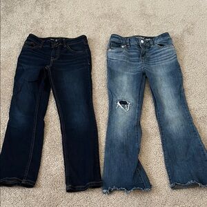 Cat & Jack Kids Jeans - Navy and Faded Blue